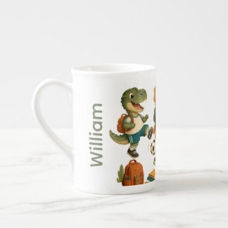 Taza De Porcelana Atleta Dino-Mite Personalizable Lindo