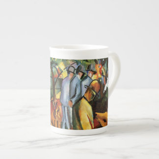 Taza De Porcelana Auguste Macke - Amante de los animales del Jardín