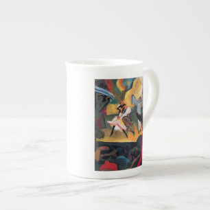 Taza De Porcelana Auguste Macke - Bailarines del ballet ruso en el e