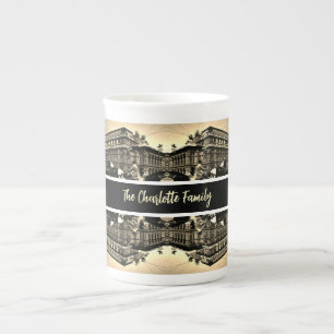 Taza De Porcelana Austria Vintage Viena Fiaker Staatsoper ópera