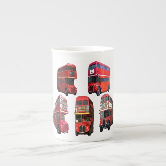 Taza De Porcelana Autobús de Londres (Frente)