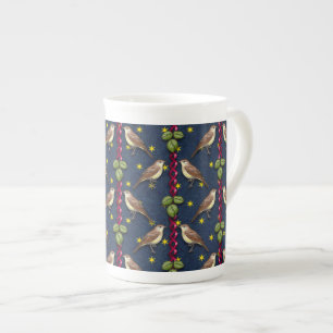 Taza De Porcelana Aves de la Canción Pequeña