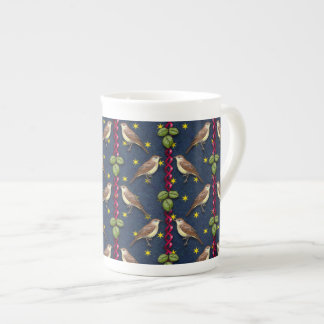 Taza De Porcelana Aves de la Canción Pequeña