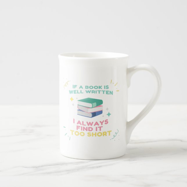 Taza De Porcelana Avid Reader I - Cita de Jane Austen (Derecha)