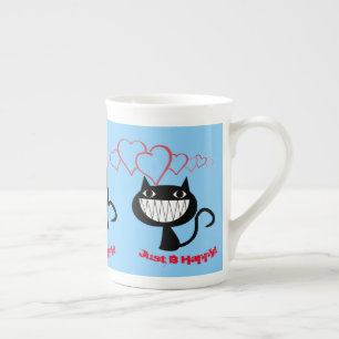 Taza De Porcelana Azul Cielo Claro