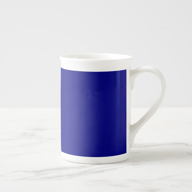 Taza De Porcelana Azul Marino (Derecha)
