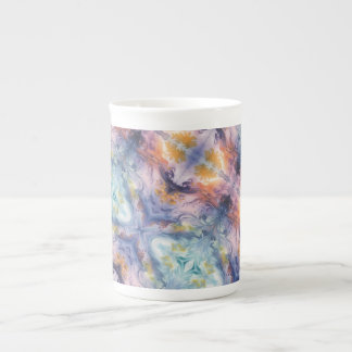 Taza De Porcelana Azulejo de Paisaje Onírico en Espiral - Impresión 