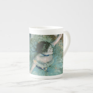 Taza De Porcelana Bailarina de balancín (bailarina en verde) Edgar D