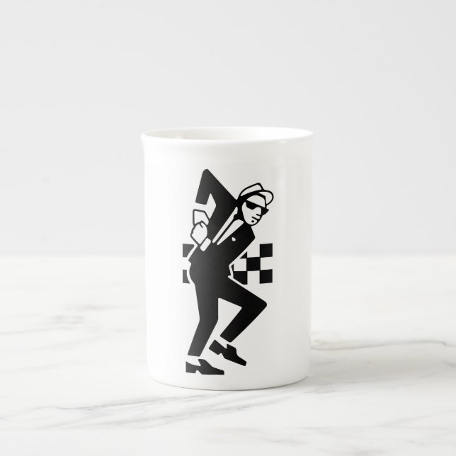 Taza De Porcelana Bailarina de SKA (Frente)