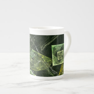Taza De Porcelana Balanza torcida Resumen Arte