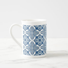 Taza De Porcelana Baldosas mediterráneas, portuguesas, azulejo, mall