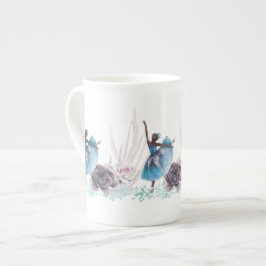 Taza De Porcelana Ballerinas en concierto con Rosas
