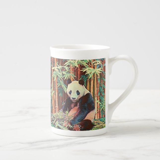 Taza De Porcelana Bamboo Panda (Derecha)