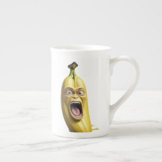 Taza De Porcelana banana mugs cara graciosa enojada