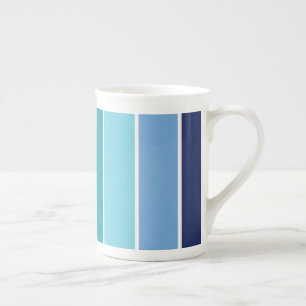 Taza De Porcelana Banda azul