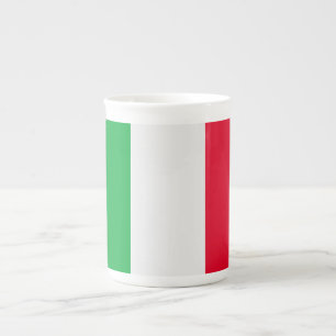 Taza De Porcelana Bandera de Italia