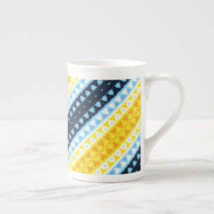 Taza De Porcelana Bandera de orgullo Boho Groovy Geométrico Abstract