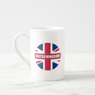 Taza De Porcelana Bandera del Reino Unido