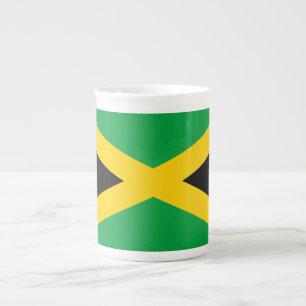 Taza De Porcelana Bandera jamaicana