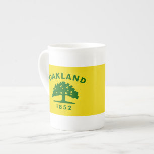 Taza De Porcelana Banderas de Oakland, California