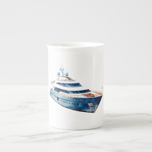 Taza De Porcelana Barco (Frente)