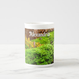 Taza De Porcelana Barco de árbol en la mezquita de otoño - Personali