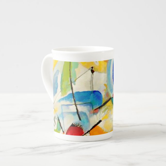 Taza De Porcelana Batalla del mar de Kandinsky 1913 (Izquierda)