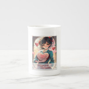 Taza De Porcelana Be my Valentine in Manga Style 31470