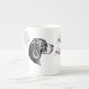 Taza De Porcelana Beagle Love