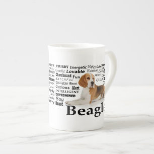 Taza De Porcelana Beagle Traks Bone China Mug