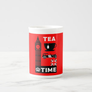 Taza De Porcelana Bebidas de té clásicas británicas