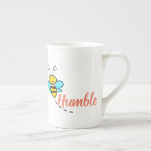 Taza De Porcelana Bee Humble