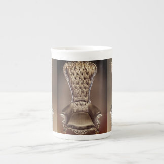 Taza De Porcelana Beige Throne