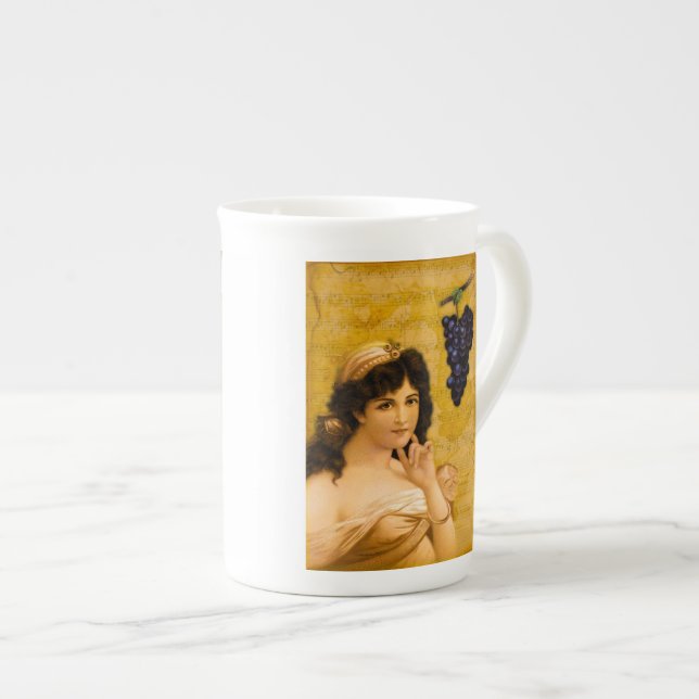 Taza De Porcelana Beulah, me pela una uva (Derecha)