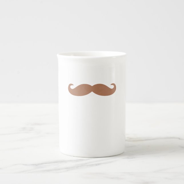 Taza De Porcelana bigote único (Frente)