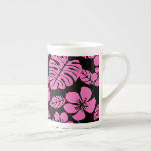 TAZA DE PORCELANA BIKINI ROSA (NEGRO/ROSA) HUESO CHINA MUG
