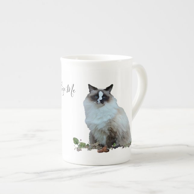 Taza De Porcelana Birman Cat Mug (Derecha)