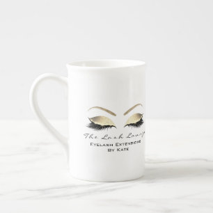 Taza De Porcelana Blanco de marcado en caliente del oro del estudio