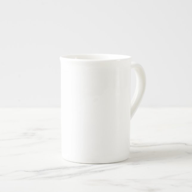 Taza De Porcelana Blanco sólido (Derecha)
