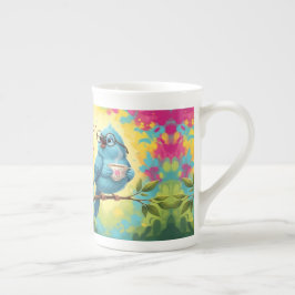 Taza De Porcelana   Blue Bird Cozy Specialty Mug