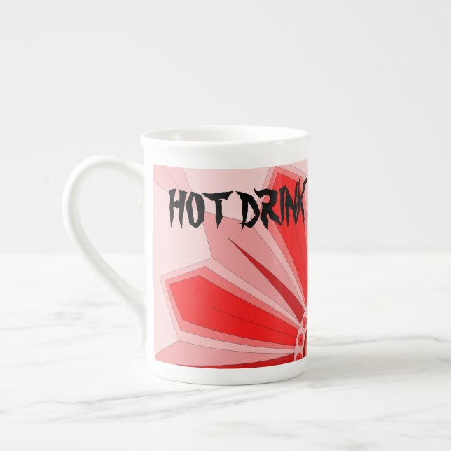 TAZA DE PORCELANA BOMBA DE BEBIDA CALIENTE (Izquierda)