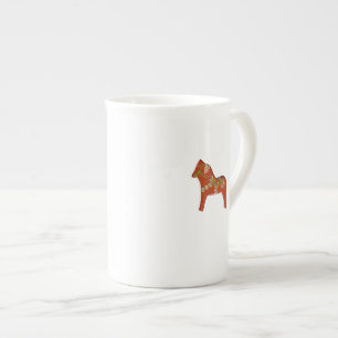 Taza De Porcelana Bone China Dala Horse Mug