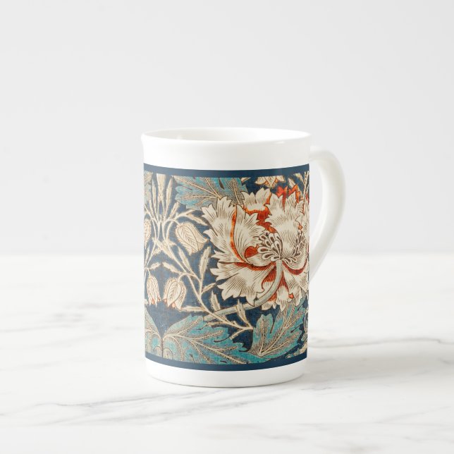 TAZA DE PORCELANA BONE CHINA MUG : WILLIAM MORRIS : MADRESELVA (Derecha)