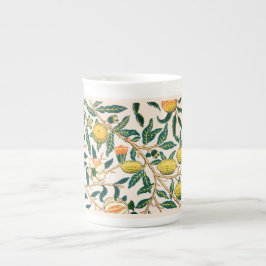 TAZA DE PORCELANA BONE CHINA MUG : WILLIAM MORRIS : POMEGRANADOS