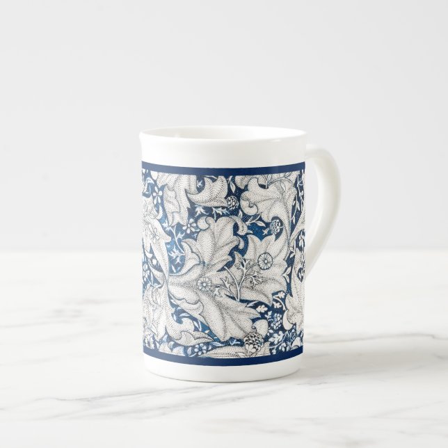 TAZA DE PORCELANA BONE CHINA MUG : WILLIAM MORRIS : WALLFLOWER (Derecha)