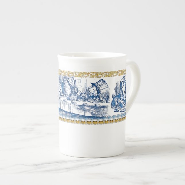 Taza De Porcelana Bone China Mug - Wonderland (Derecha)
