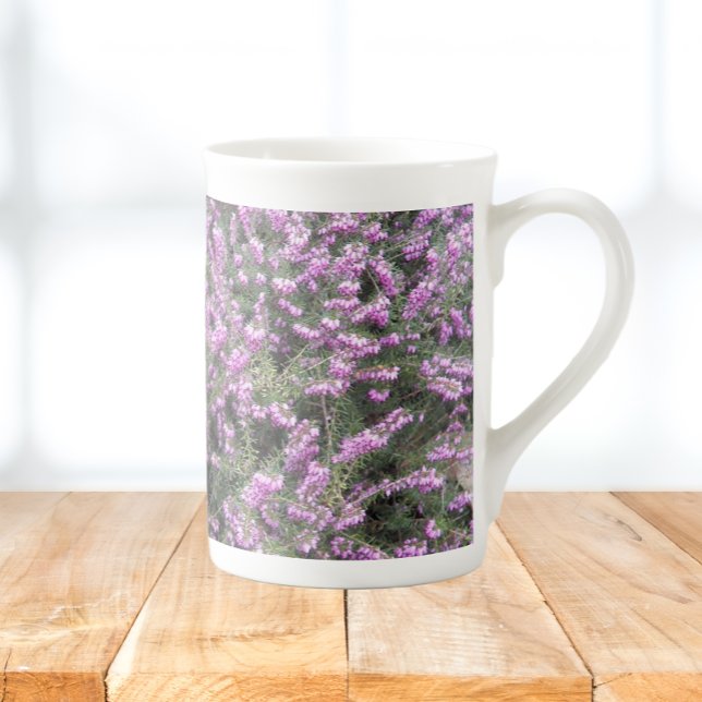 Taza De Porcelana Bonito Morple Heather Floral (In Situ)