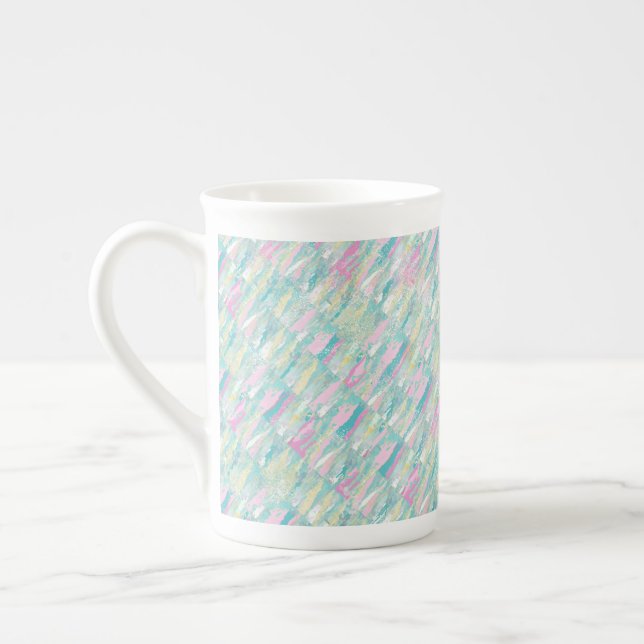 Taza De Porcelana Bonito Pastel (Izquierda)