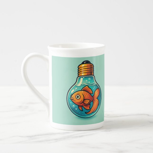 Taza De Porcelana Bright Ideas Swim Deep - Mug Cup (Izquierda)