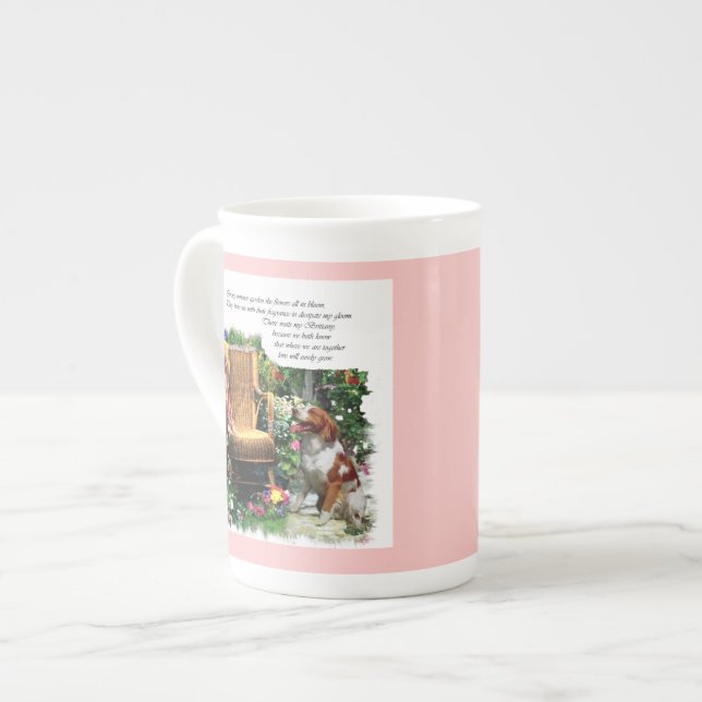 Taza De Porcelana Brittany Spaniel Gifts (Izquierda)